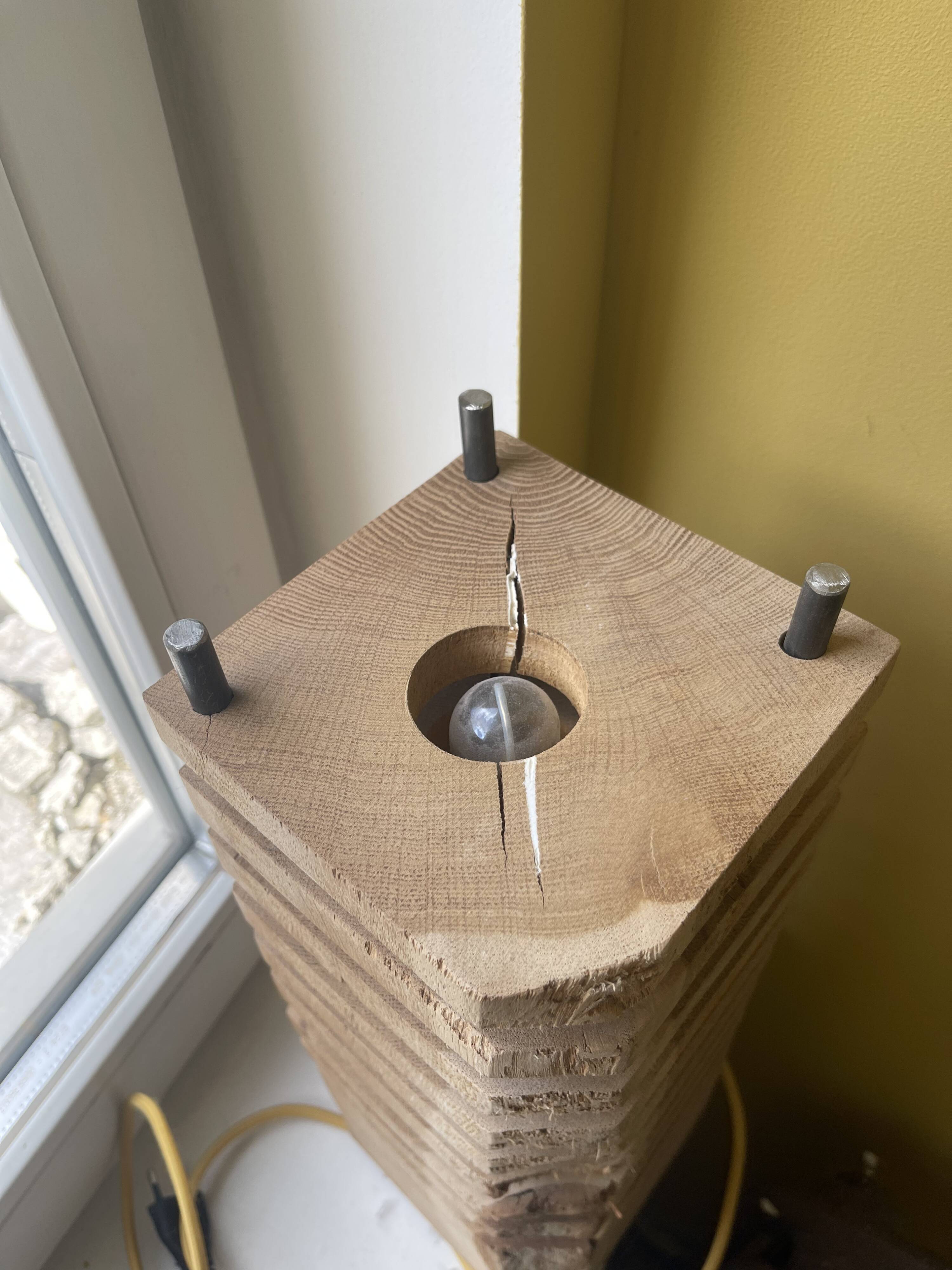 Wooden lamp