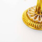 Incredible gilt and crystal Floral table lamp by Palwa