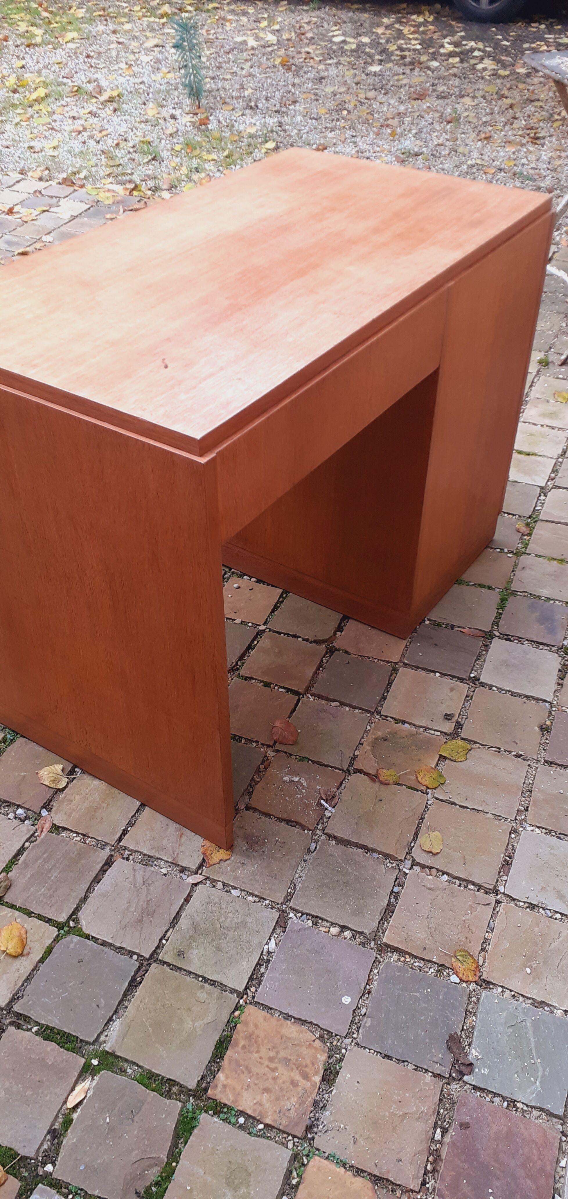 Vintage desk 40s in light oak