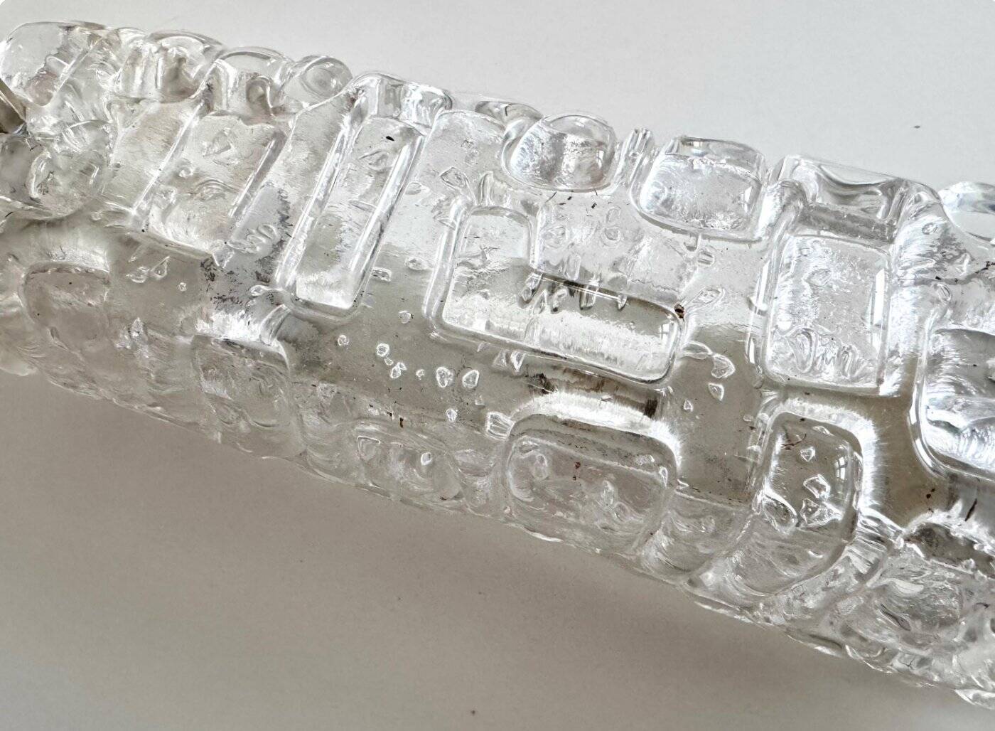 Vintage crystal wall sconce by Gert Nyström, 1960s