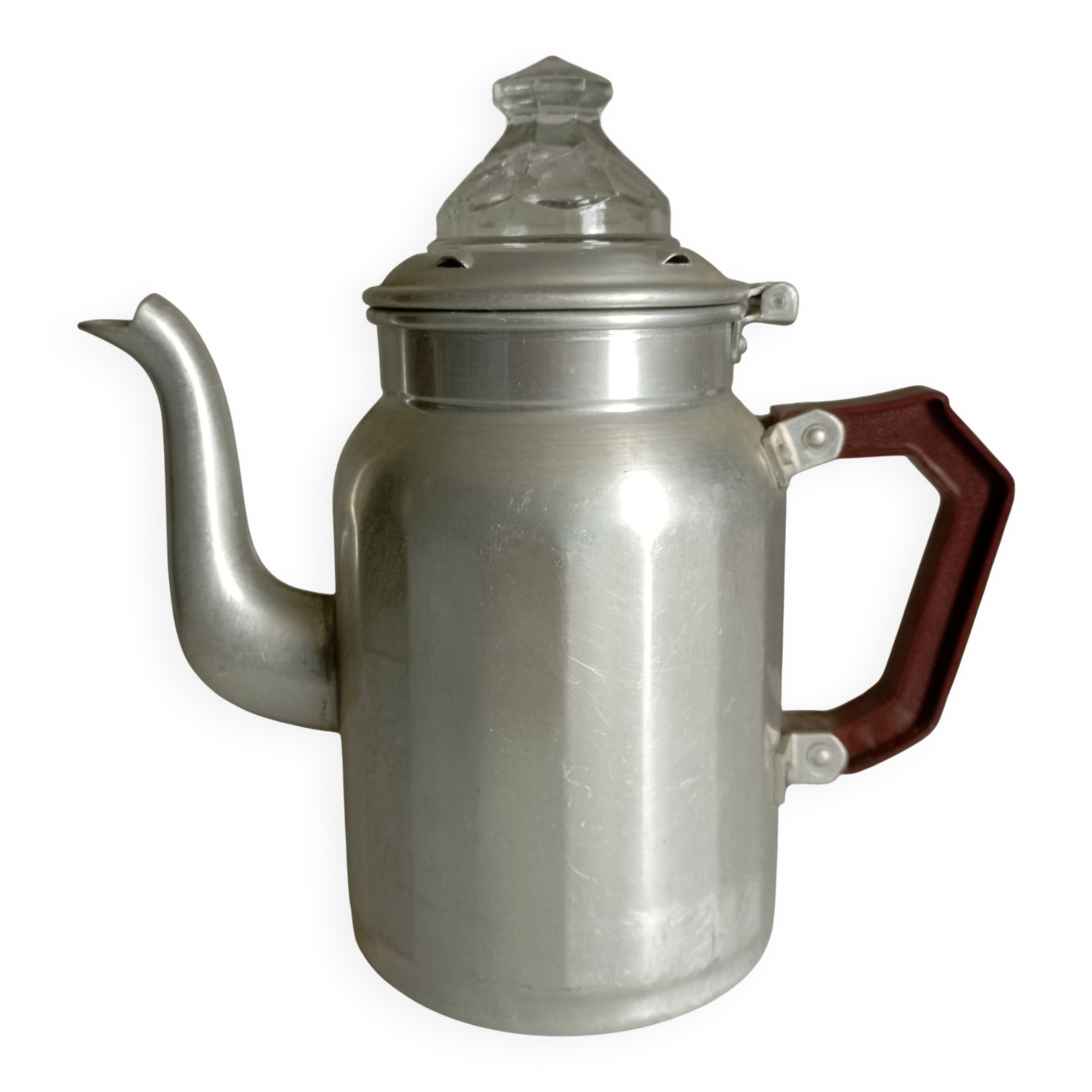 Vintage aluminium coffee pot