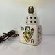 old ceramic desk lamp domino design and vintage card games 1950