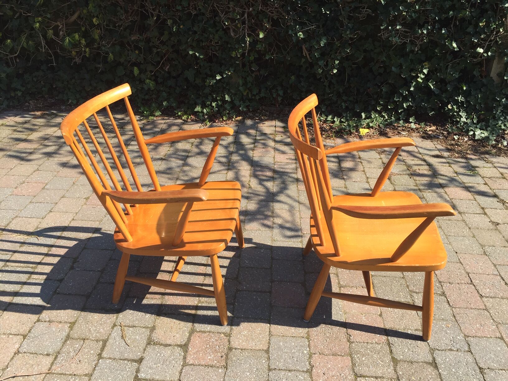 Pair of scandinavian armchairs 1960