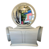 Coiffeuse retro futuriste 1970