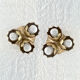 Paire d'appliques fleurs, 1970