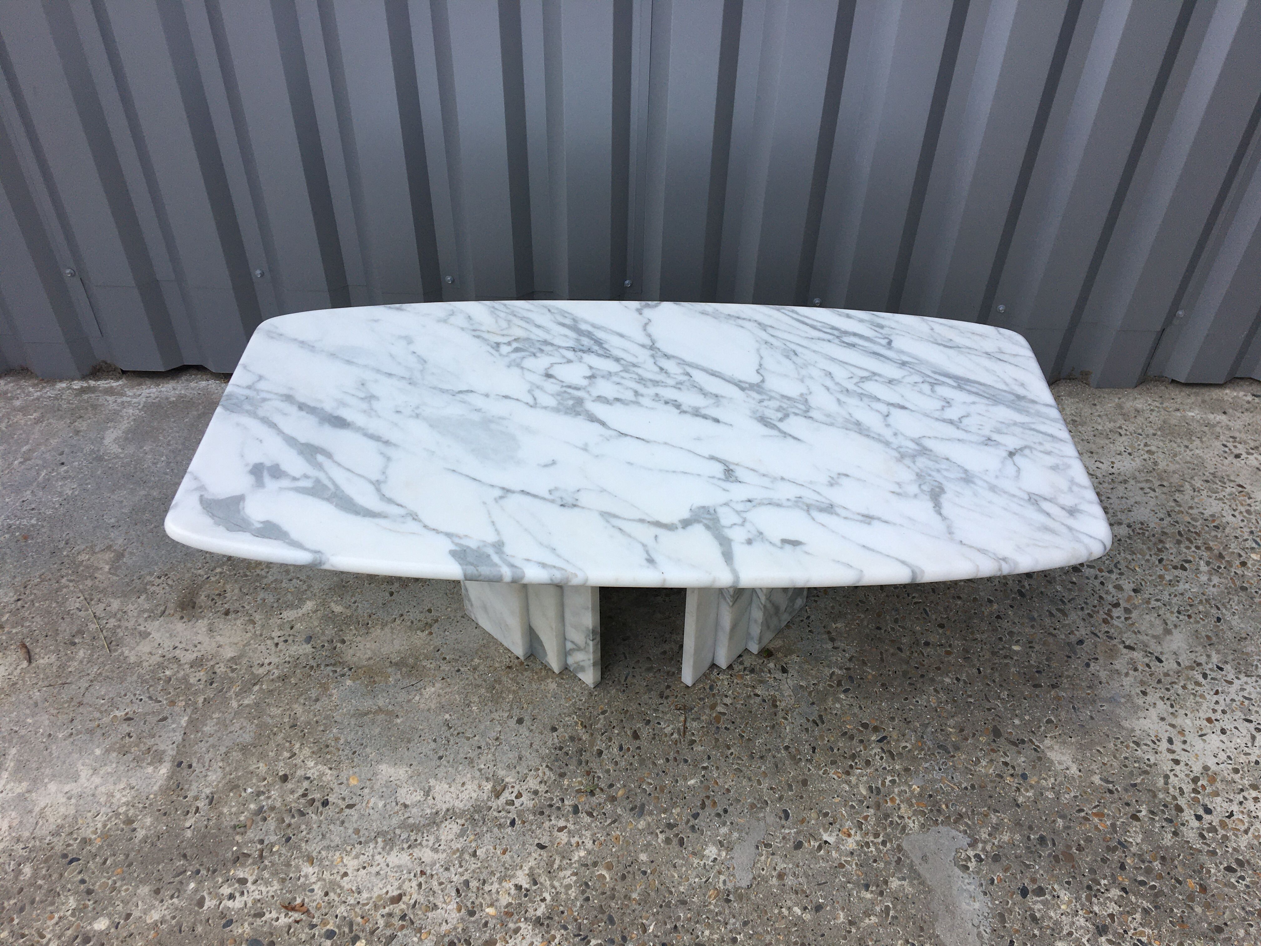 1970 marble coffee table