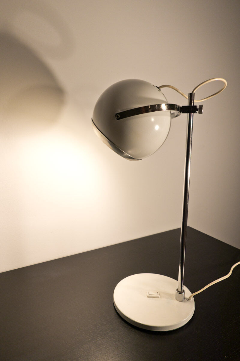 Eyeball lamp Aluminor 1970 45cms