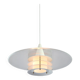 Scandinavian Duett Plexiglas and Metal Pendant Lamp from Landskrona Sweden