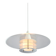 Scandinavian Duett Plexiglas and Metal Pendant Lamp from Landskrona Sweden