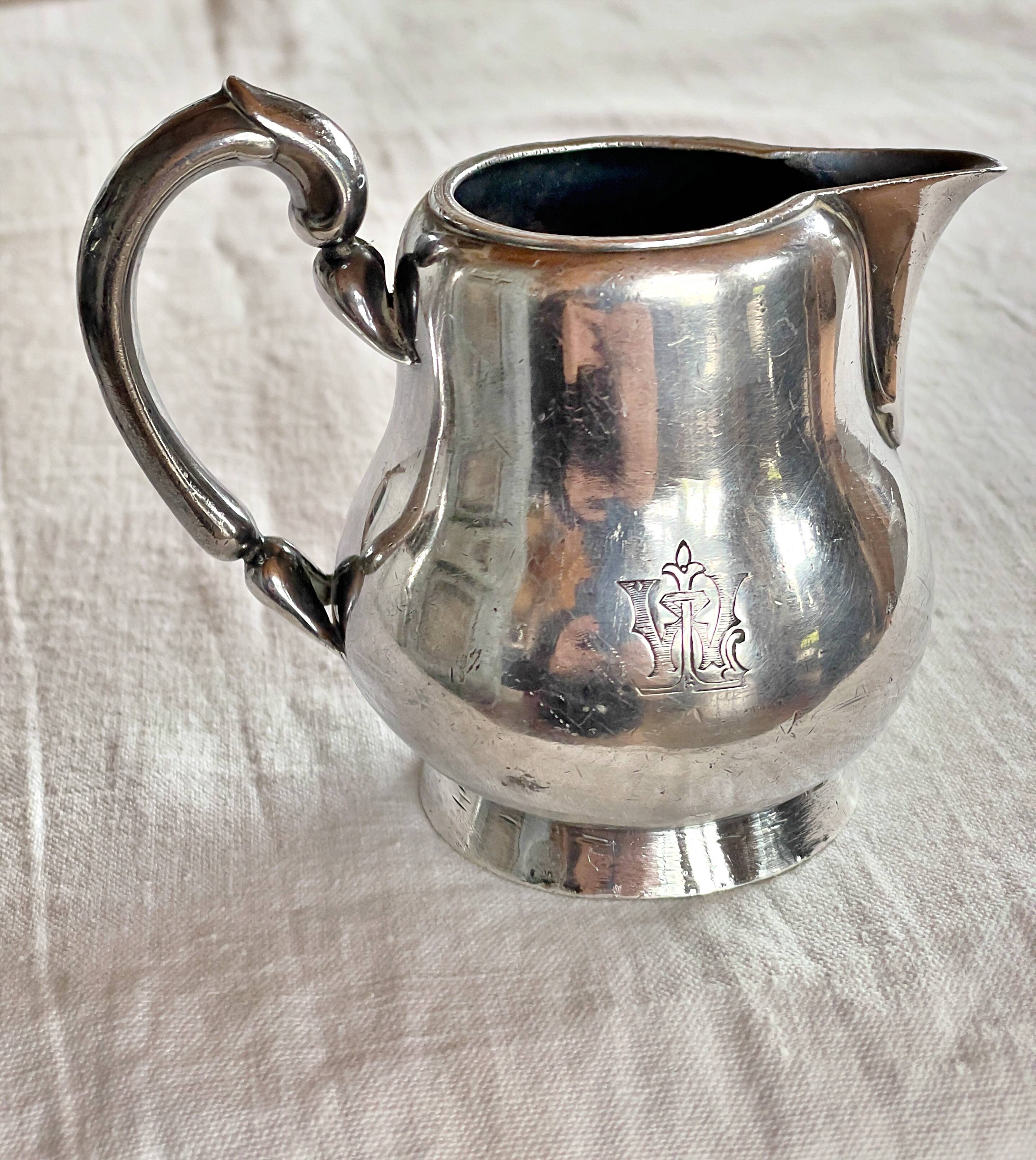 Orient express silver plated milk jug circa 1890 by christofle