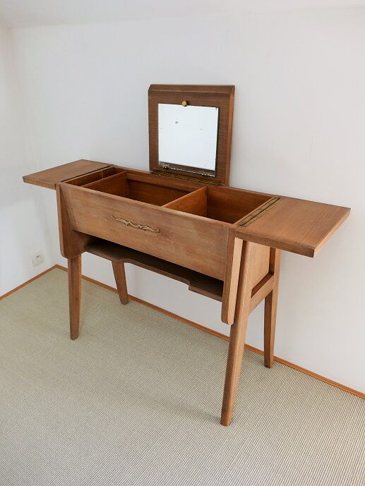 Oak hairdresser console
