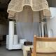 Suspension en rotin en forme de fleur, tulipe, corolle H1m D1m50
