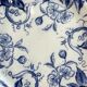 Terre de Fer Creil et Montereau Flora serving platter