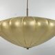 Lampe suspendue en forme de cocon OVNI du milieu du siècle avec laiton dans le style d'Achille Castiglioni, années 1960