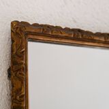 1950s Scandinavian mirror with carved frame