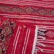 Handmade red Berber kilim rug 210x100cm