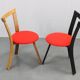 4 chaises en bois, années 1970