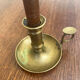 Antique push candle holder