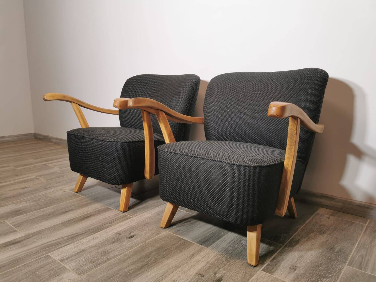 Mid-Century Armchairs, 1950's, Set of 2
