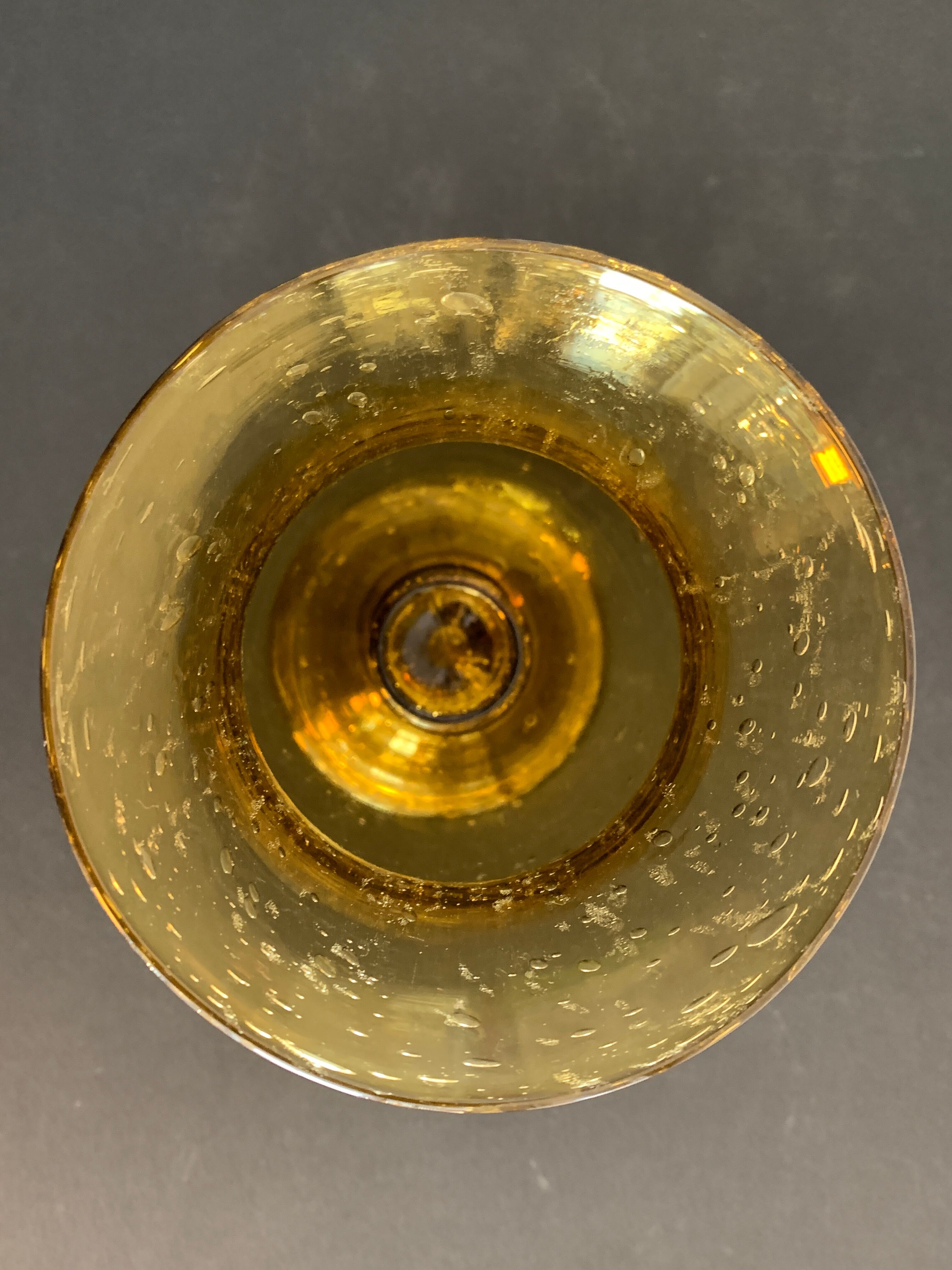 Biot glass candlestick