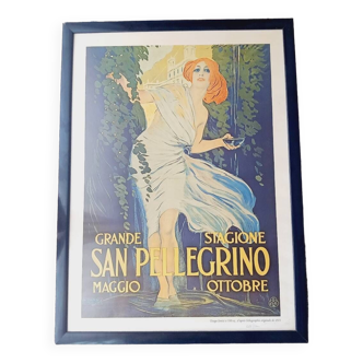 Affiche publicitaire XL San Pellegrino Numéroté