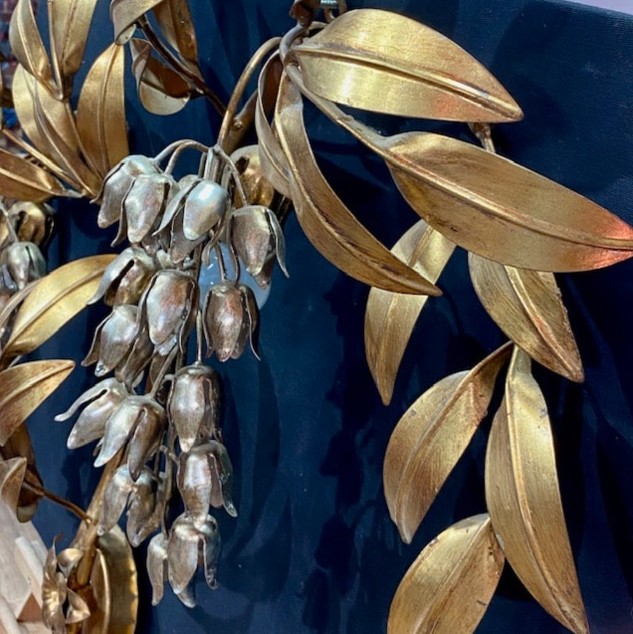 Wisteria wall lamp by Hans Kögl