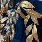 Wisteria wall lamp by Hans Kögl