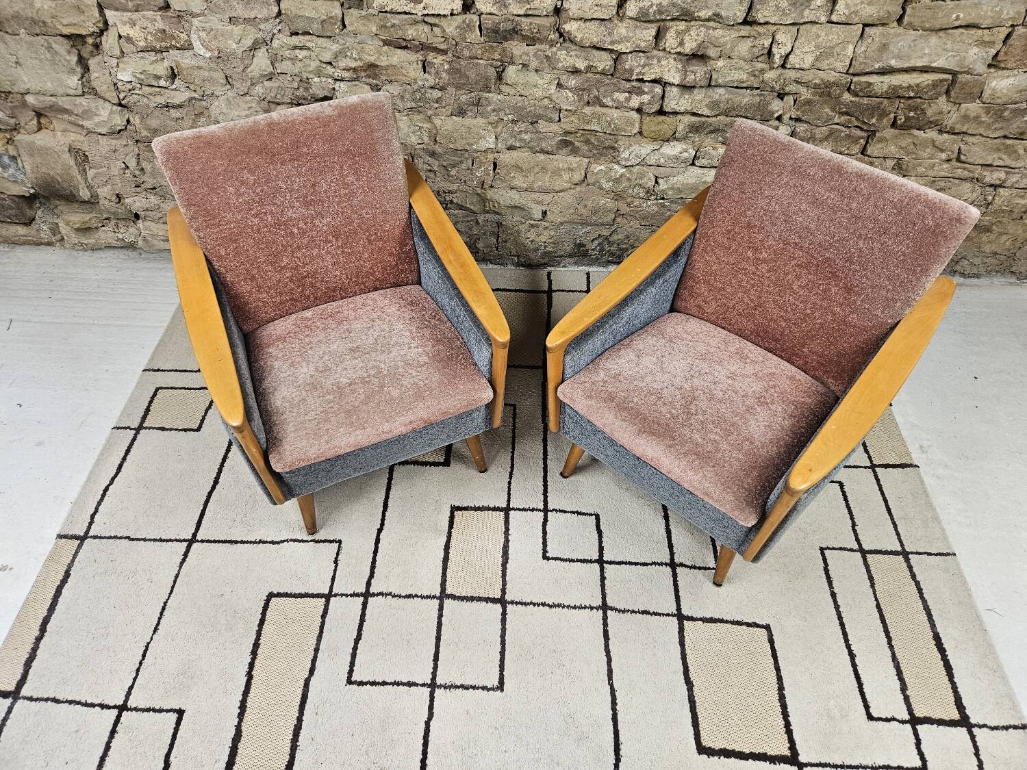Pair of 1960 armchairs