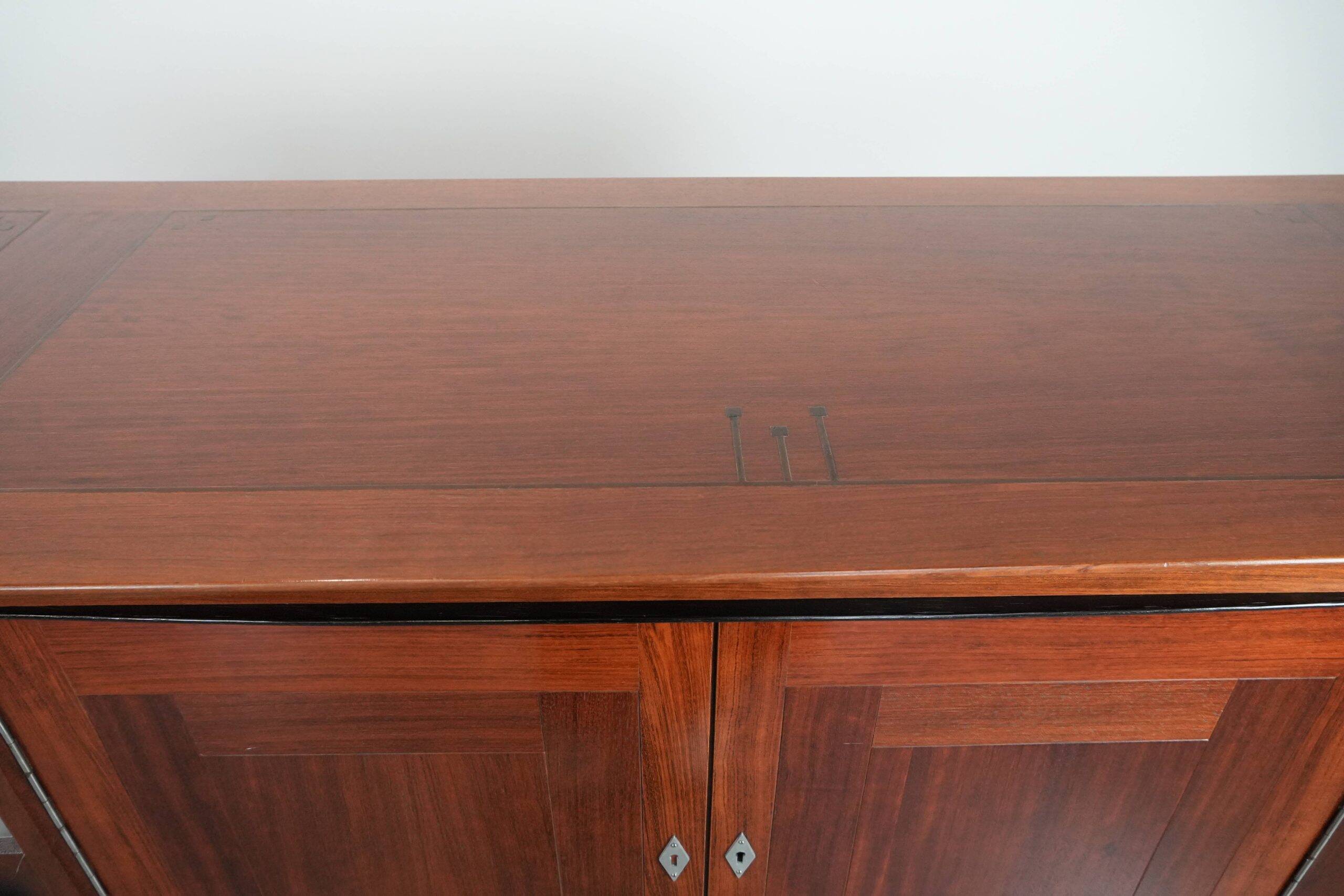 Amazing and well-preserved large Art Deco design sideboard