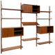 Vintage Poul Cadovius Royal System wall system wall unit