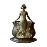 "Young Girl with Lilies" by Charles Korschann