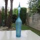 Large Empoli bottle, diamond point, Italy, 60s 70s