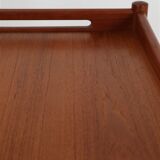 "AT-45" teak serving trolley by Hans Wegner for Andreas Tuck / Mid-century Danish modern design / 1960s