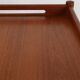 "AT-45" teak serving trolley by Hans Wegner for Andreas Tuck / Mid-century Danish modern design / 1960s