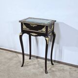 Middle Display Table in Stained Mahogany, Louis XV style, Napoleon III period – Mid-19th century