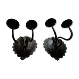 Set of 2 wall candle holders
