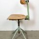 Chaise d'atelier industrielle verte, années 1950