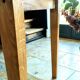 Table de ferme 200 x 80 chêne clair