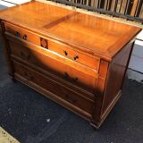 Roche Bobois chest of drawers in solid patinated wood