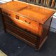 Commode roche bobois en bois massif patine