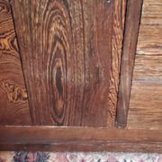 Art Deco style sideboard in palm wood