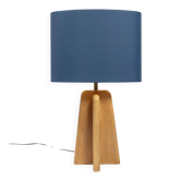 Lampe en bois années 1980