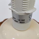 Pied de lampe boule en osier