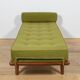 Modèle GE-19 de méridienne en teck, conçu par Hans J. Wegner pour Getama, Danemark, années 1950
