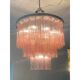 Contemporary “Tronchi” Murano Glass Chandelier in Venini Style