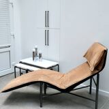 Chaise longue en cuir de Tord Björklund