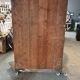 Former industrial library solid wood two glass doors and three drawers furniture trade