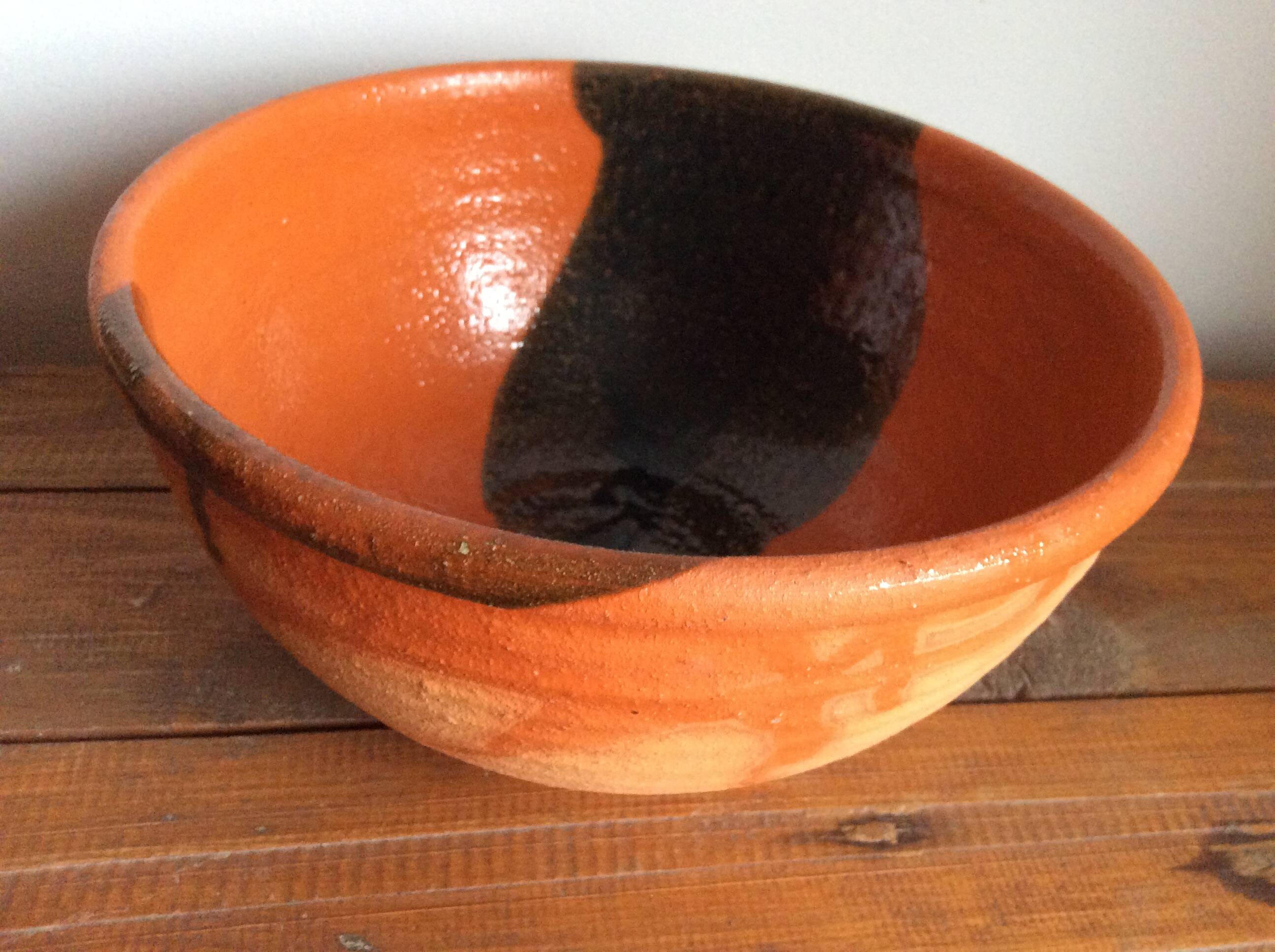 Terracotta salad bowl