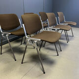 Vintage DSC 106 side chairs by Giancarlo Piretti for Castelli - set of 6