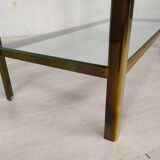 Console laiton verre Broncz